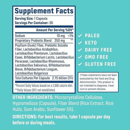 NativePath Daily Probiotic, 10-Strain Custom Blend 82 Billion 60 Count