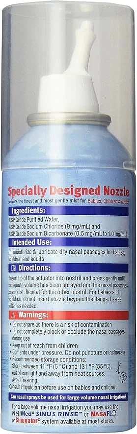 NeilMed Nasamist Saline Spray, 4.2 Fluid 2)
