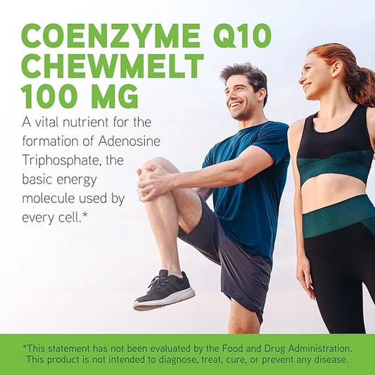 DAVINCI Labs Coenzyme Q10 Chewmelt 100mg CoQ10* - 60 Chewable