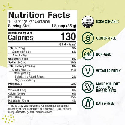 Purely Inspired Plant-Based Protein Powder (16 Servings) 20g of