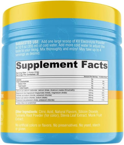 Keto Vitals Electrolytes Powder | Keto-Friendly Electrolytes with Potassium, Magnesium, Sodium, Calcium | Keto Electrolyte...