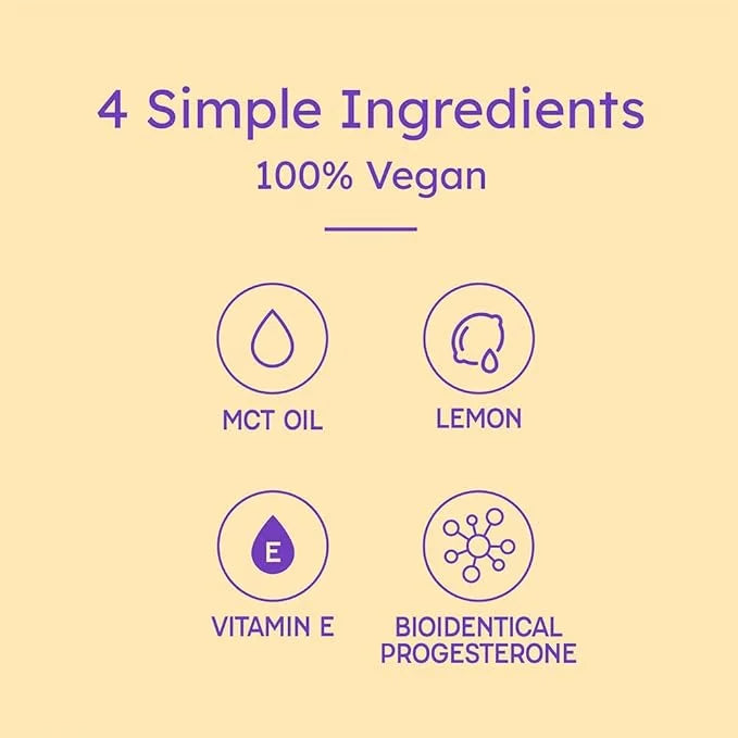 Proov Balancing Oil for Face and Body with 2500 mg bio-identical USP Natural Progesterone, MCT Oil and Vitamin E Oil (and ...
