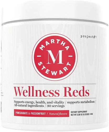 Martha Stewart Wellness Reds - A Blend of Antioxidant-Rich Superfoods with Beet Root Powder for Health - Energy Powder Dri...