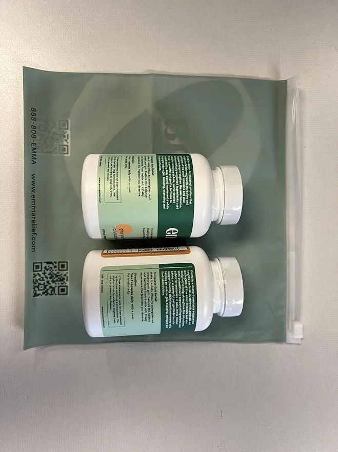 Emma Gut Health - 2 Pack - Gas and Bloating Relief, Constipation, Leaky Gut Repair - Gut Cleanse & Restore Digestion - Reg...