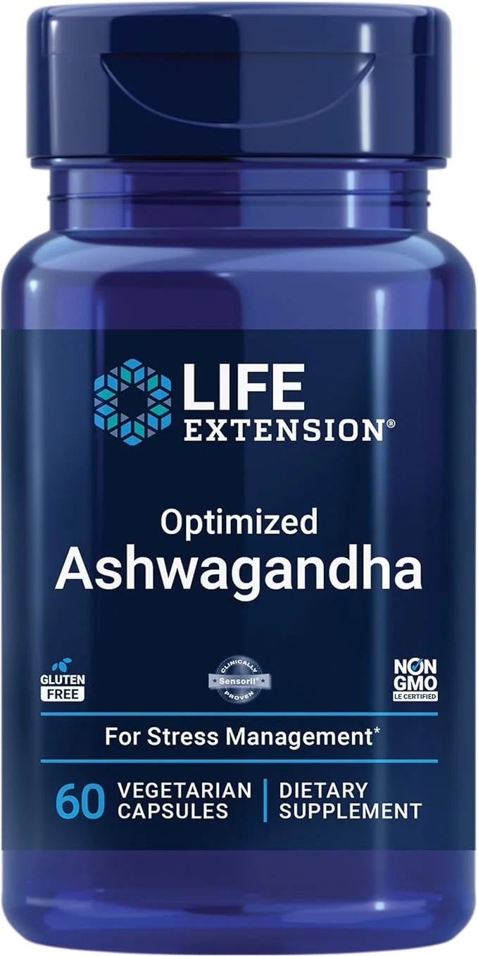 Life Extension DHEA 25mg and Optimized Ashwagandha - Supplements for Hormone Balance, Stress Relief, Immune and Cognitive ...