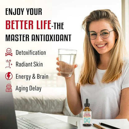 2000MG Liposomal Glutathione Liquid, Made in 2 Floz