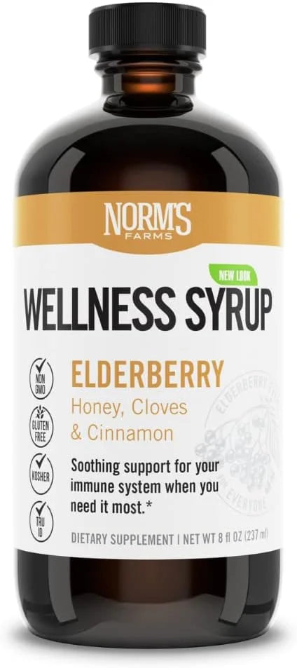 Norm's Farms Black Elderberry Wellness Syrup 1 8 8 Oz.