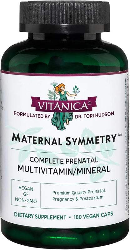 Vitanica Maternal Symmetry, Prenatal and Postnatal 180 Capsules