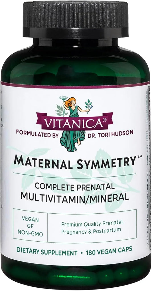 Vitanica Maternal Symmetry, Prenatal and Postnatal 180 Capsules