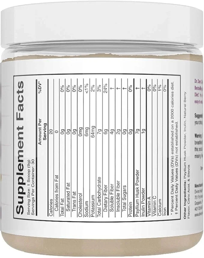 Divine Health Dr Colbert MD Fiber 6g Fiber 9.52 oz