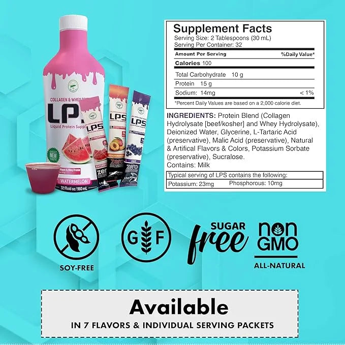 LPS Liquid Collagen & Whey Protein Supplement