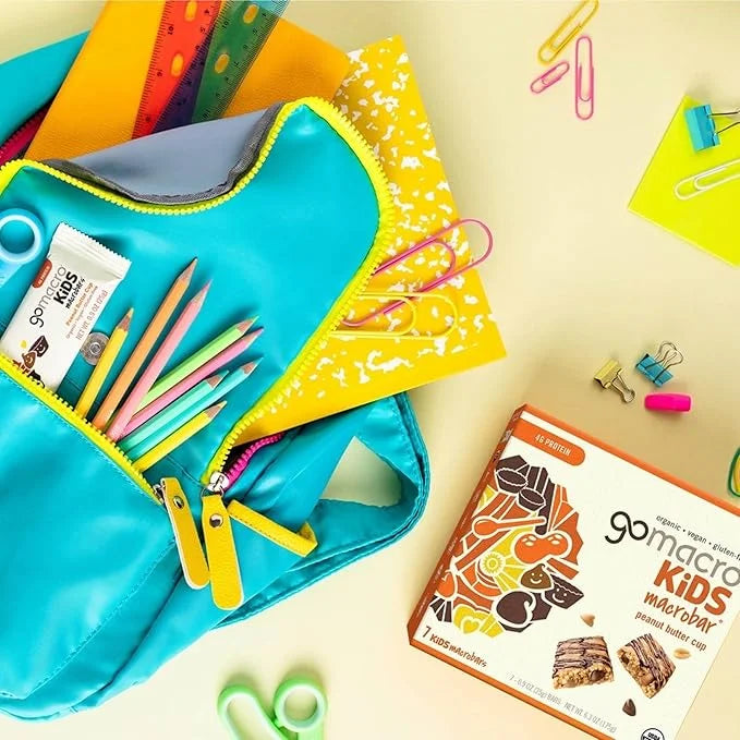 GoMacro Kids MacroBar – 4 Flavor Assortment - (0.90 Ounce Bars, 28 Count) - Product Image