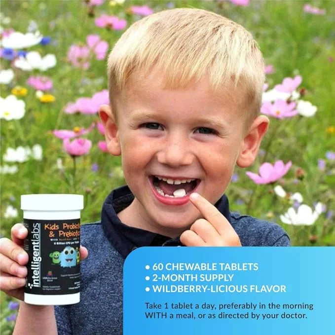 6 Billion CFU Kids Probiotics 10x More 2 Months