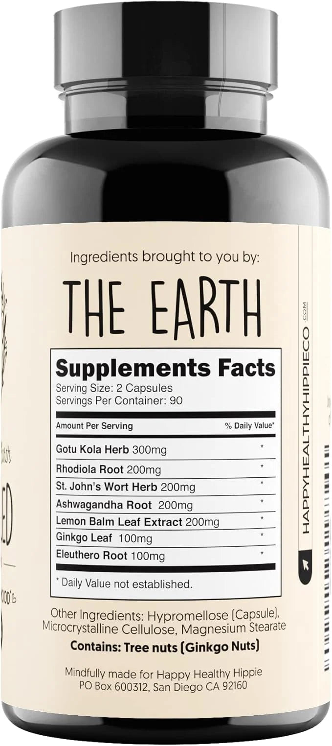 Joy-Filled Mood Support Supplement with St 100% Plant-Based 180 ct