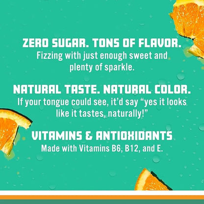 Sparkling Ice, Orange Mango Sparkling Water, Zero Sugar Flavored Water, with Vitamins and Antioxidants, Low Calorie Bevera...