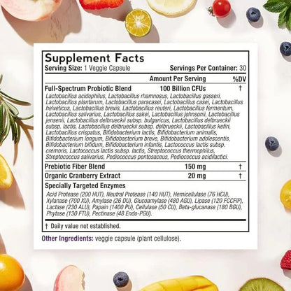 Doctor's Recipes Probiotics for Women, 100 32 Strains, 30 Caps