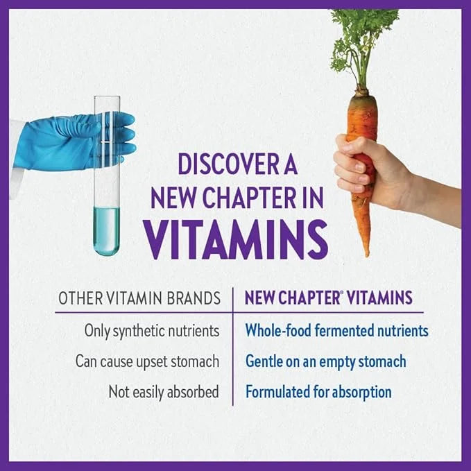 New Chapter Vitamin B Complex – B12 + B6 + 30 ct