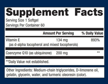 Metagenics CoQ10 ST-200 Q10 - 60 Softgels
