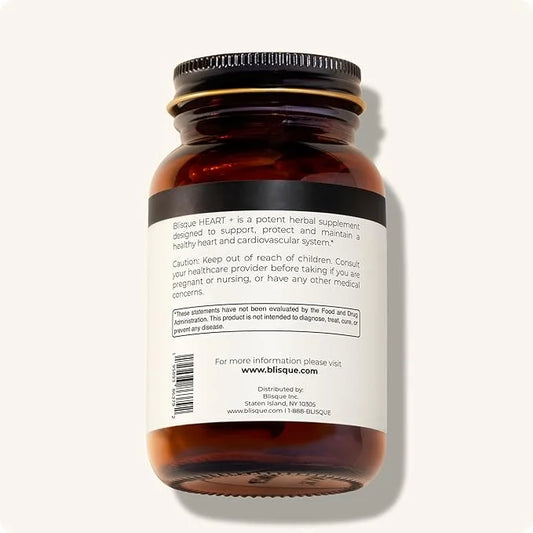 Blisque – Natural Blood Pressure Support Supplement for Heart Health and Circulation | Doctor-Approved | with 200 mg CoQ10...
