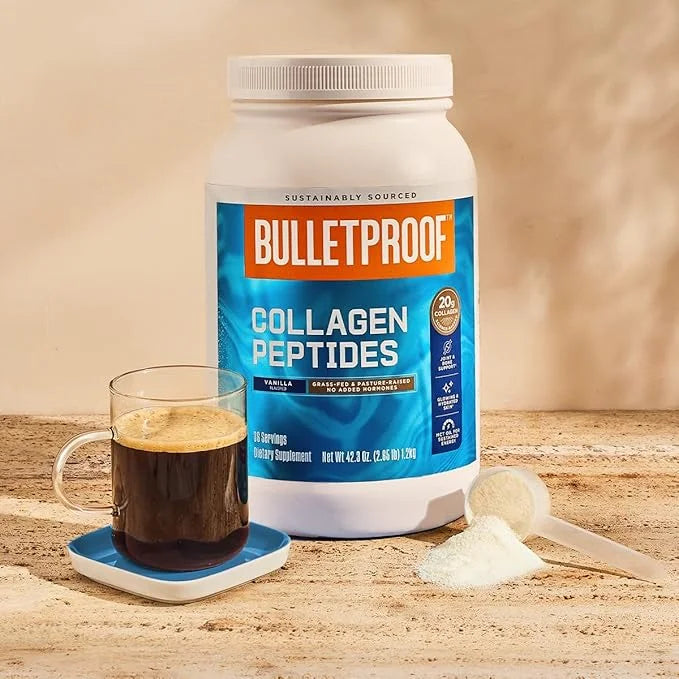 Bulletproof Vanilla Collagen Protein Powder 19g Protein, 42.3 Oz,