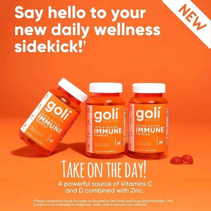 Goli Immune Vitamin Gummy 60 Count 1