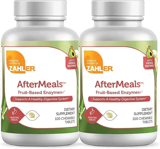Zahler AfterMeals Digestive Enzymes for Digestion Health (200 Tablets)