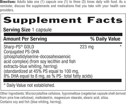 Country Life Sharp Thought 30 Capsules, Certified Gluten Free… - Product Image