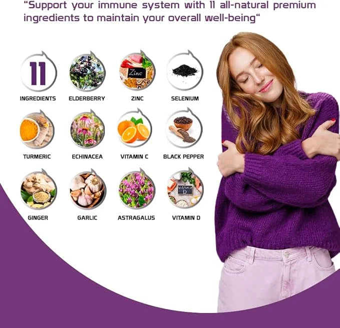 Elderberry Plus With Vitamin C, 120 Capsules 3.
