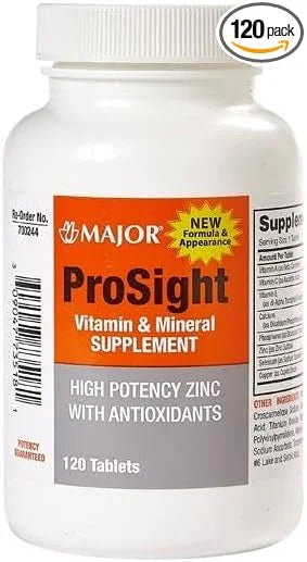 Major ProSight Vitamin and Mineral Supplement 120 Tablets