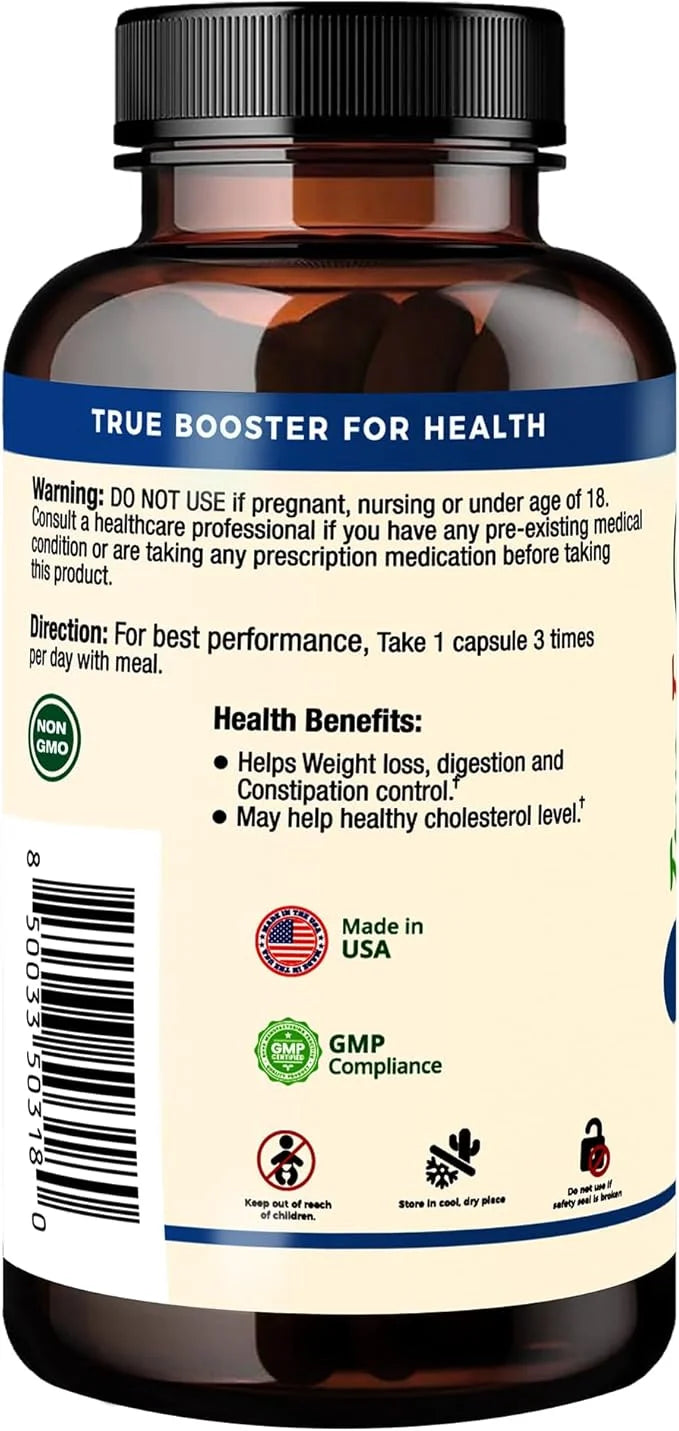 Natural Fiber Blend Supplement 750mg Organic