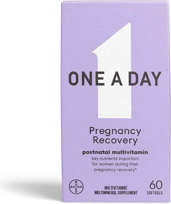ONE A DAY Postnatal Complete Multivitamin Omega-3 DHA, 60 Count