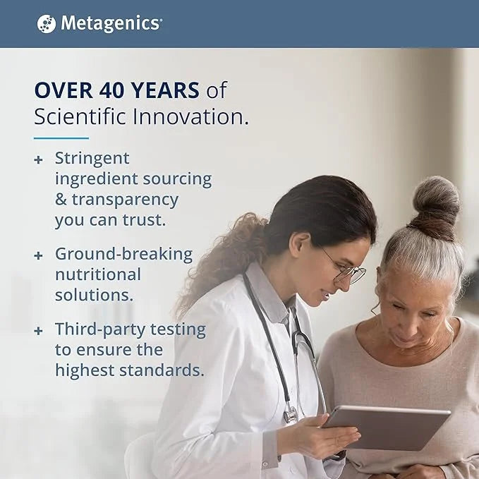 Metagenics UltraFlora Triplebiotic with Akkermansia- Digestive Supplement for Gut Health & Gut Barrier Function* - Contain...