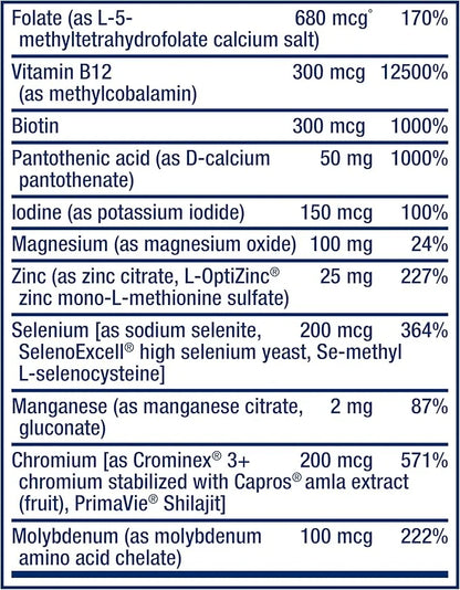 Life Extension One-Per-Day Multivitamin – Packed 25 Vitamins, 5-MTHF Folate 1-Daily, Non-GMO, 60 Tablets