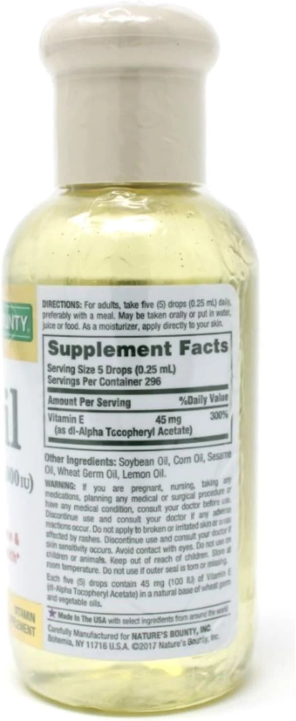 Nature's Bounty Vitamin E Oil 2.50 5)