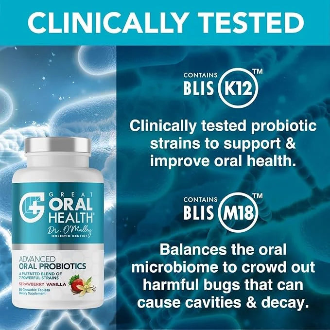 Oral Probiotics for Mouth Bad Breath Treatment for Adults: Dentist Formulated Advanced Oral Probiotics for Teeth and Gums ...