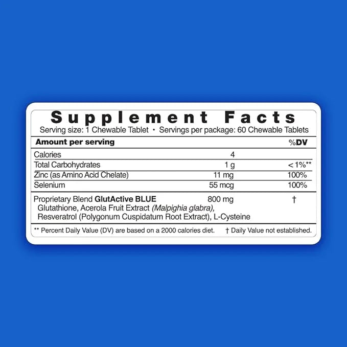 Glutathione Blend 800mg – Antioxidant, Increase 60 Count 1)