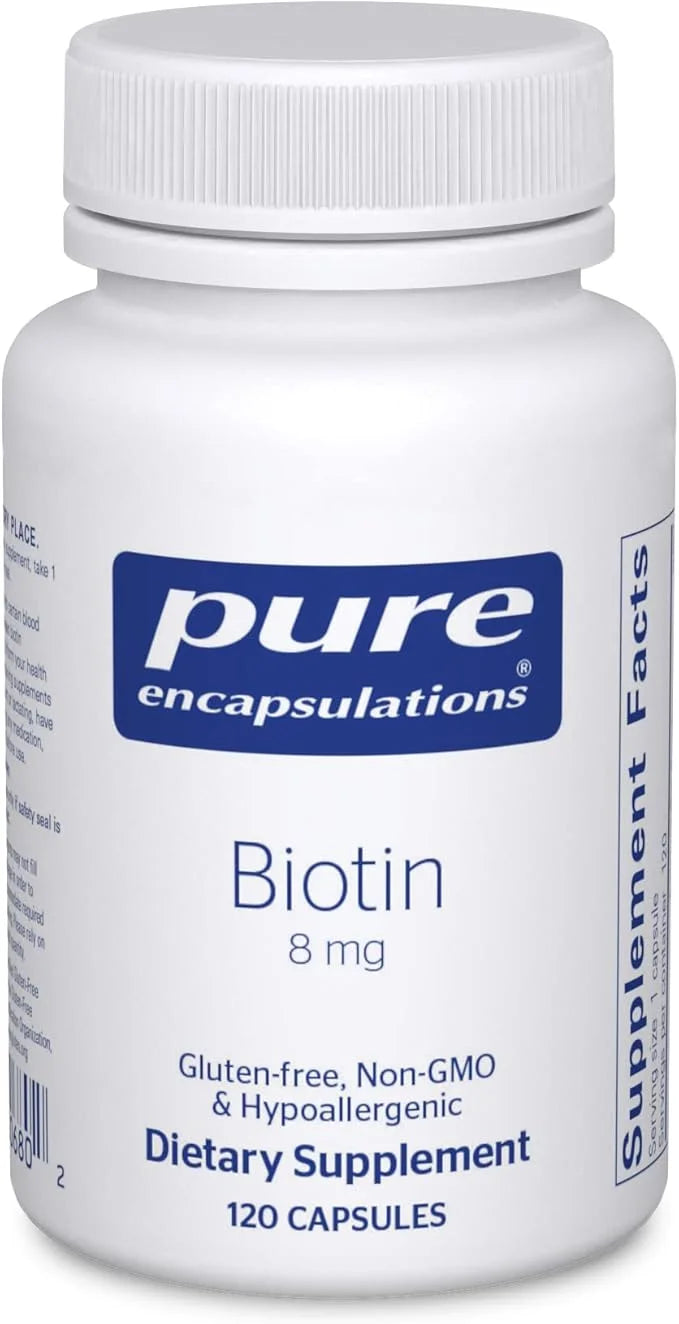 Pure Encapsulations Biotin 8 mg 120 Capsules