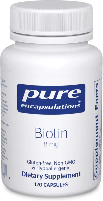 Pure Encapsulations Biotin 8 mg 120 Capsules