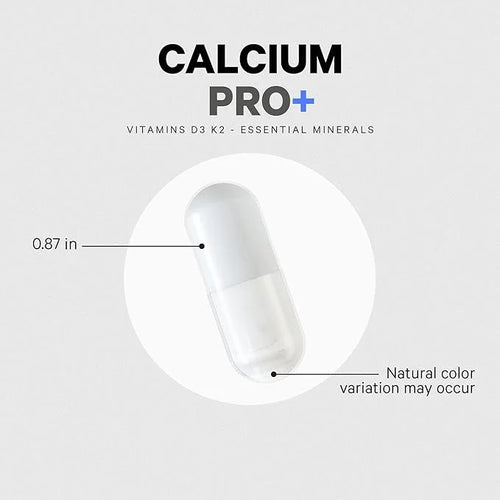 Codeage Calcium 500mg Supplement + Magnesium D3 Vitamin K2 - 2-Month Supply- 120 Capsules