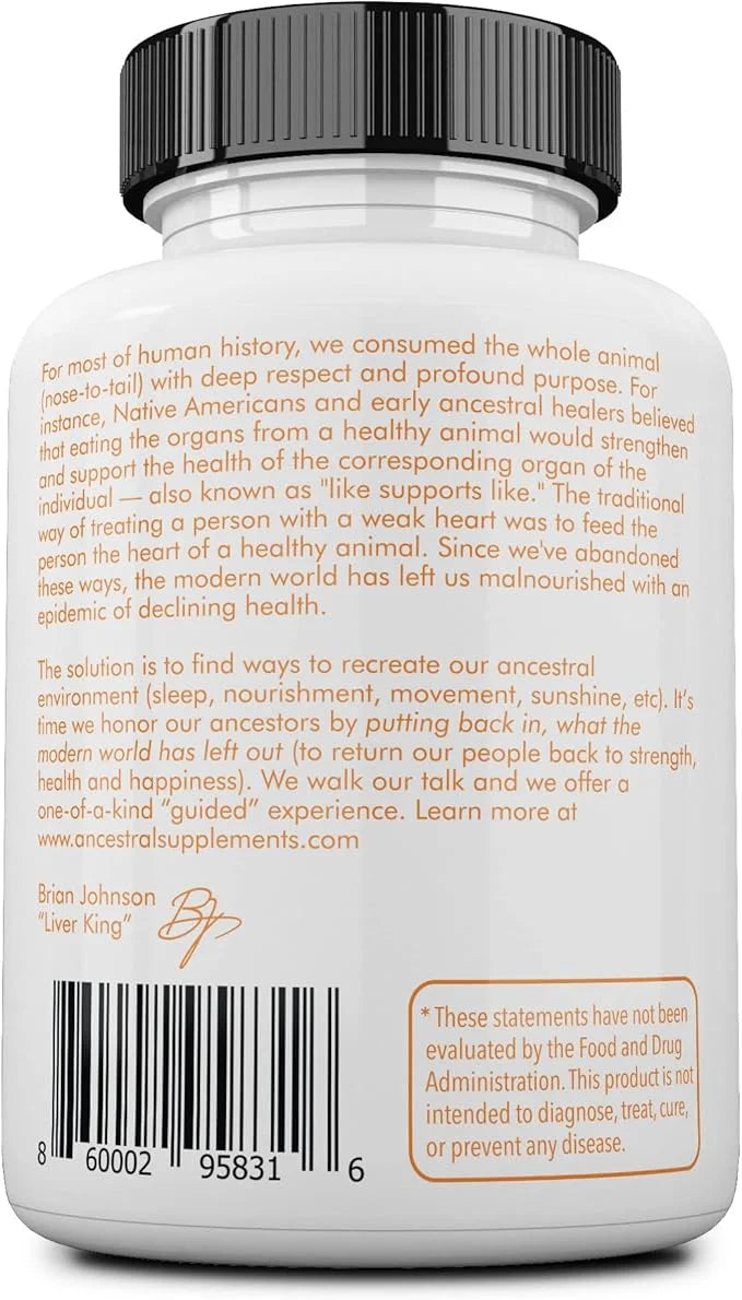 Ancestral Supplements Wild Caught Fish Eggs, 2400mg, Omega-3 Supplement Supports Brain, Heart, Fertility and Inflammatory ...