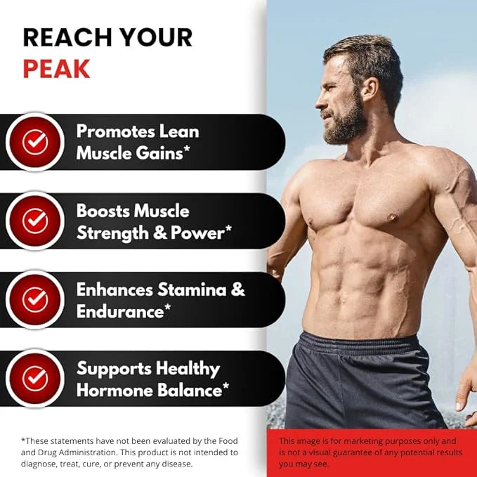 UNALTERED Muscle Builder for Men - Supports Muscle Growth, Size, Strength - Natural Muscle Building Supplement & Energy Bo...