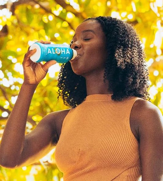 ALOHA Organic Plant Based Vanilla Ready to Drink Protein Shake w/MCT Oil (12 ct, 12oz Bottle) 20g Protein, Meal Replacemen...