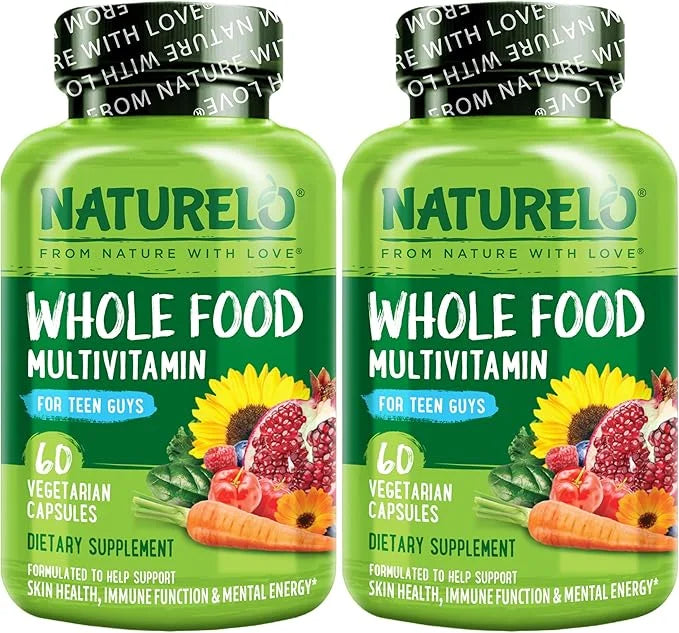 NATURELO Whole Food Multivitamin for Teenage Boys 60 Count 2)