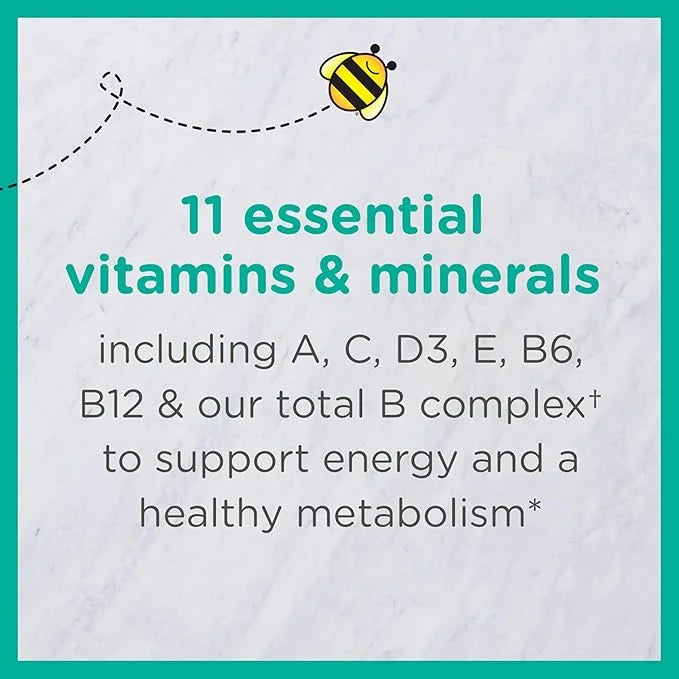 Zarbee's Toddler Vitamins, Complete Multivitamin D3 & 2-3 Years, 110 Count