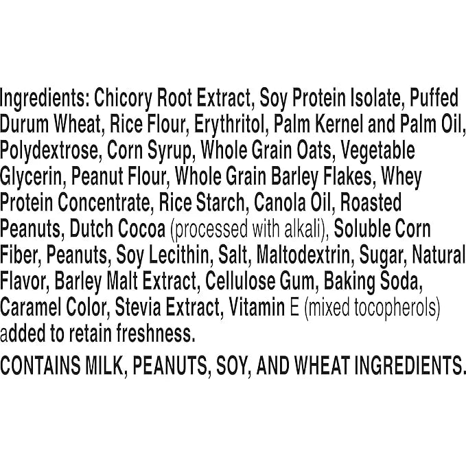 Fiber One 70 Calorie Chocolate Peanut Butter Bars, Snack, 10ct (Pack of 3) - Product Image