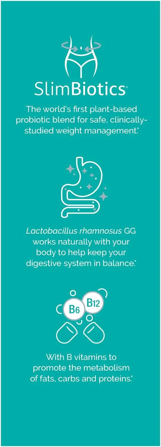 Estroven SlimBiotics, Weight Management Menopause Supplements 30 Capsules,