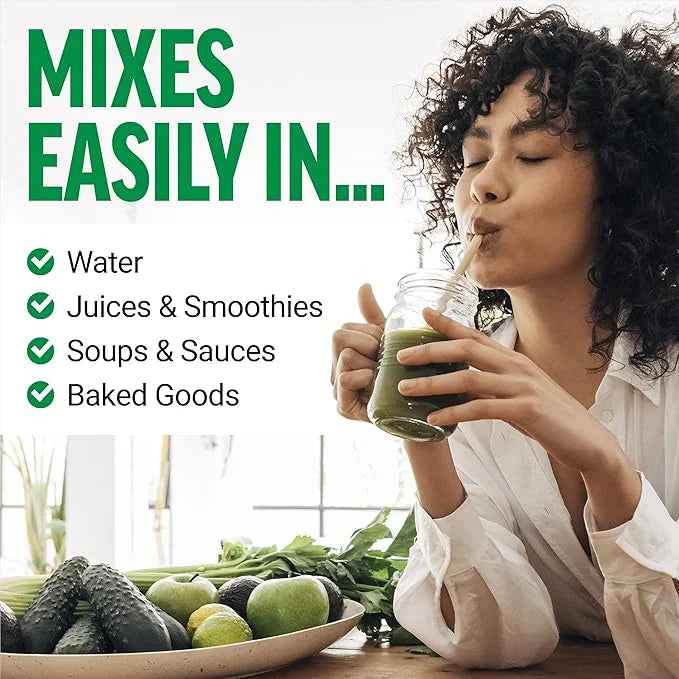 Force Factor Smarter Greens Daily Wellness Powder, Greens Superfood Powder to Support Gut Health, Bloating, & Digestion, w...