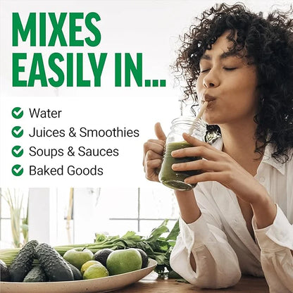 Force Factor Smarter Greens Daily Wellness Powder, Greens Superfood Powder to Support Gut Health, Bloating, & Digestion, w...