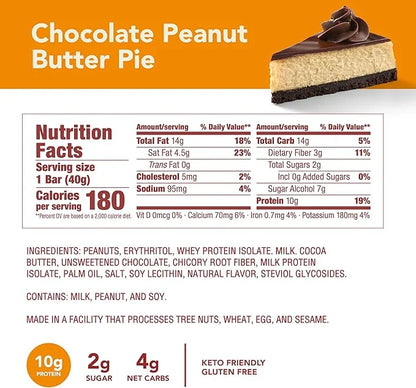 think! Keto Protein Bars, Healthy Low Carb, Low Sugar, Gluten Free Snack with No Artificial Sweeteners, 4G Net Carbs & 10G...
