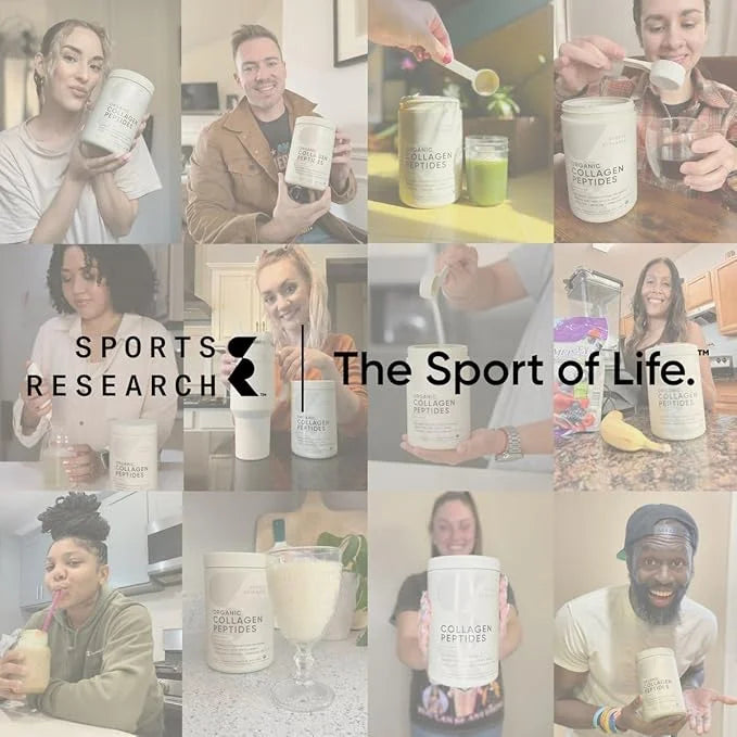 Sports Research Multi Collagen Protein Powder 5 Types 30 Servings